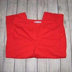 Avenue Studio Red Cropped Pants 22 Average